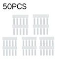 50PCS White