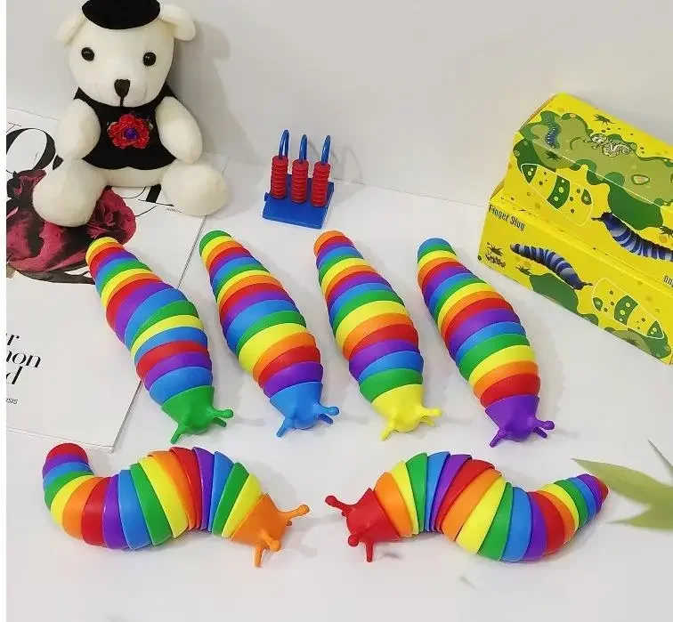 Snail Seal Transform Caterpillar Fidget Toys Adult Kids Decompression Venting Children's Educational Toys