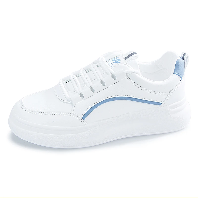 

Casual Vulcanized Shoes Women White Wild Platform Ladies Skateboard Shoes Non Slip 2022 New Youth Female Tennis Sneakers Flat