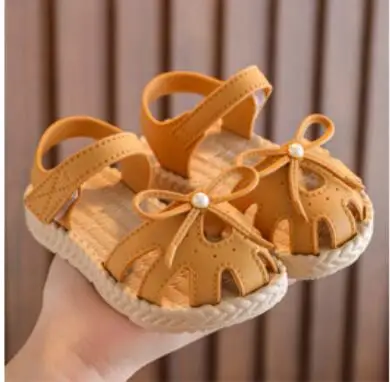 Girls' Sandals 2022 New Fashion Princess Summer Soft Soled Antiskid Casual Beach Shoes Baotou Little Girl Toddler Sandals child shoes girl Children's Shoes