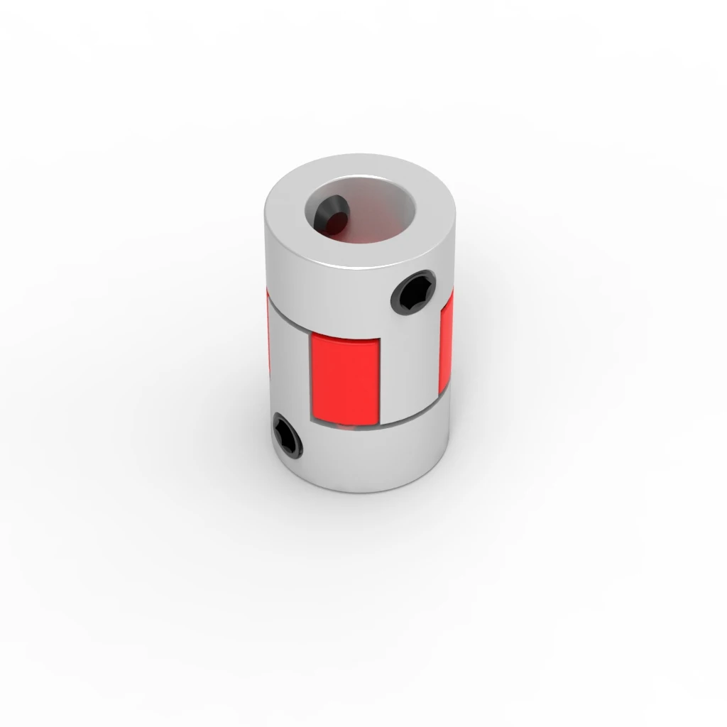 Flexible Coupling Shaft Coupler Shaft Connector XB D14L22 Two Jaws Coupler Aluminium Plum Flexible Shaft Coupling Motor Connector CNC Flexible Couplings 3/3.17/4/5/6/6.35/8mm
