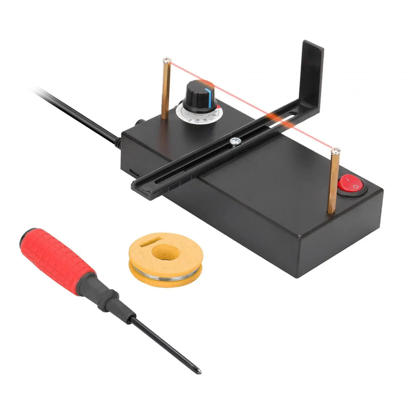 

Heat Cutting Ribbon Cutter Thermal Strap Cutter Machine Lightweight Electric Rope Cutter for Braid Ropes Braided Belts Laces