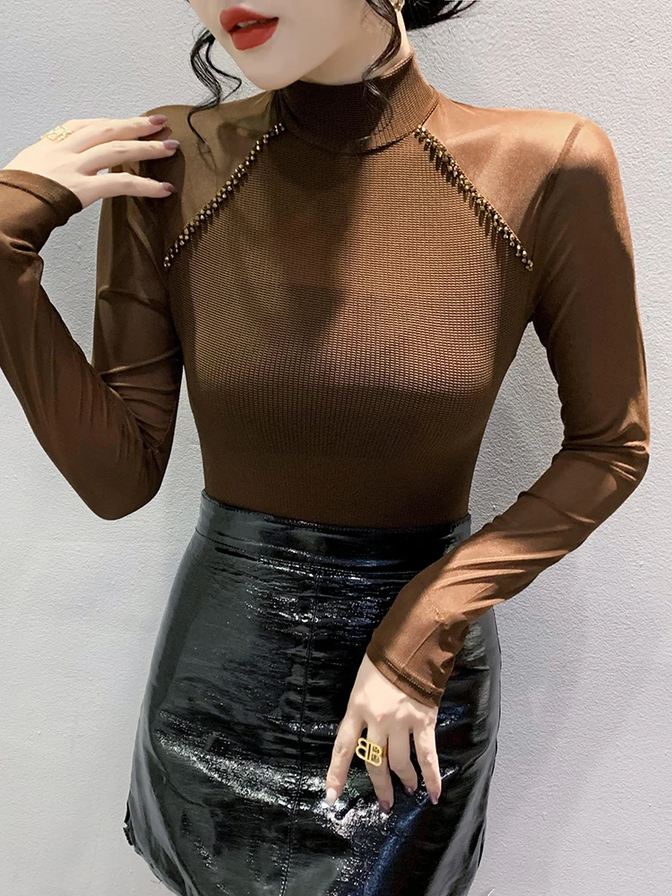 Splicing Digital Mesh Loose Short Sleeved T-Shirt for Women