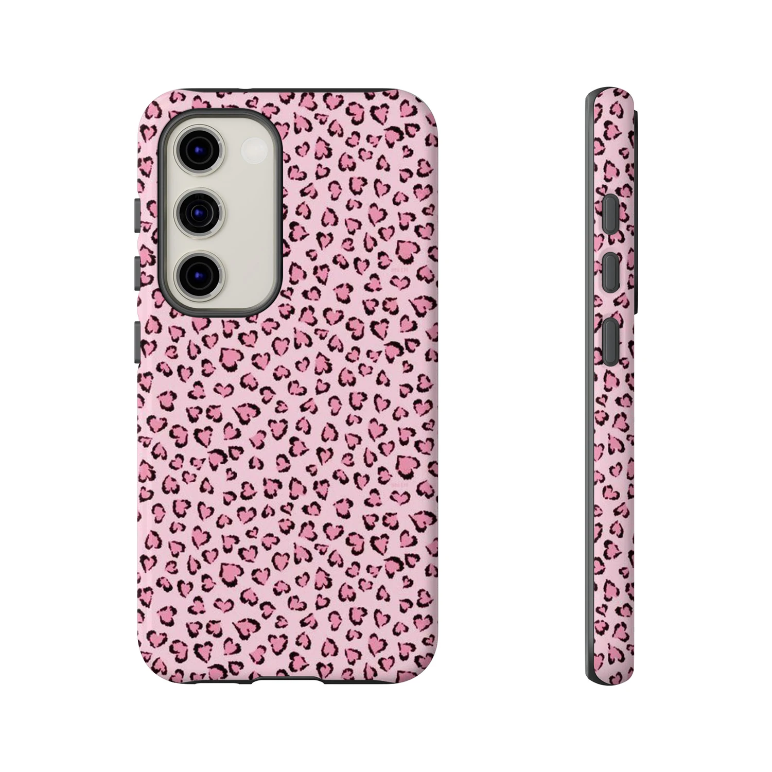 Pink Leopard Print Tough Phone Case