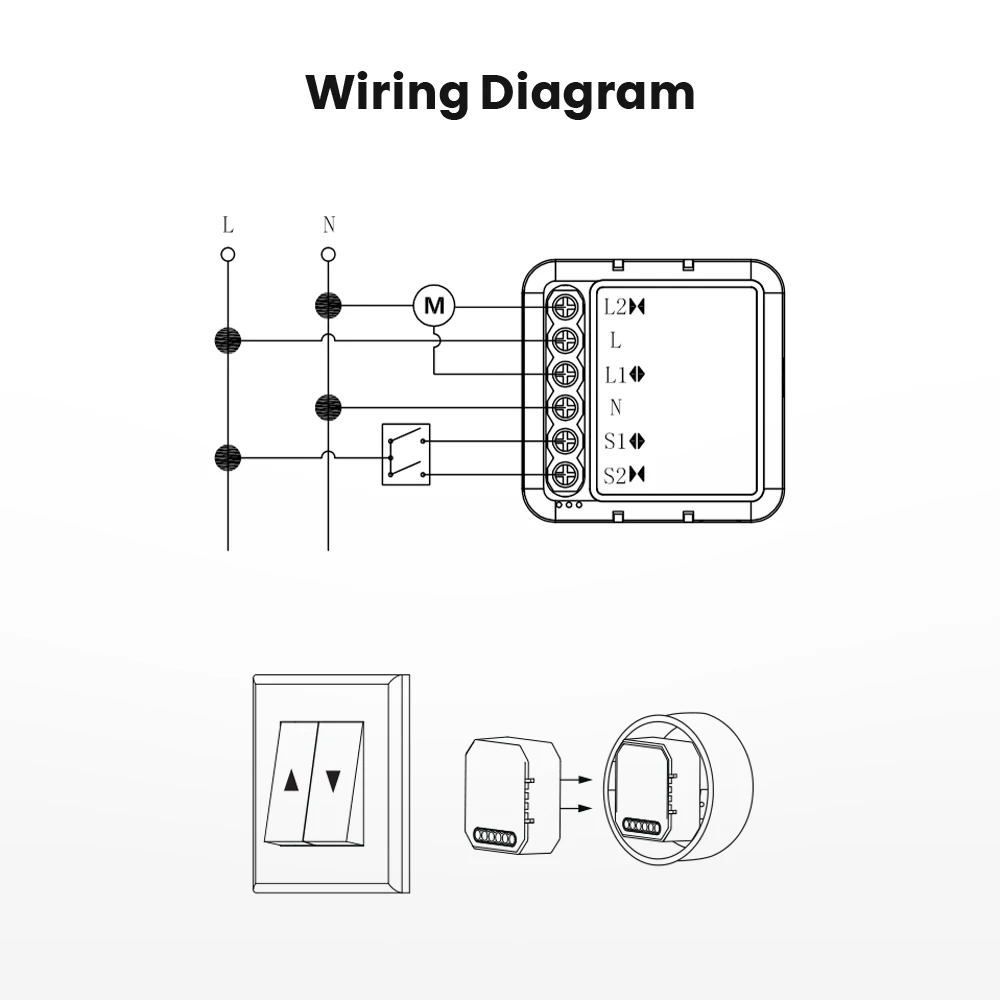 WiFi Smart Curtain Switch Module,Smart Life APP Remote Control,Work for Alexa Go