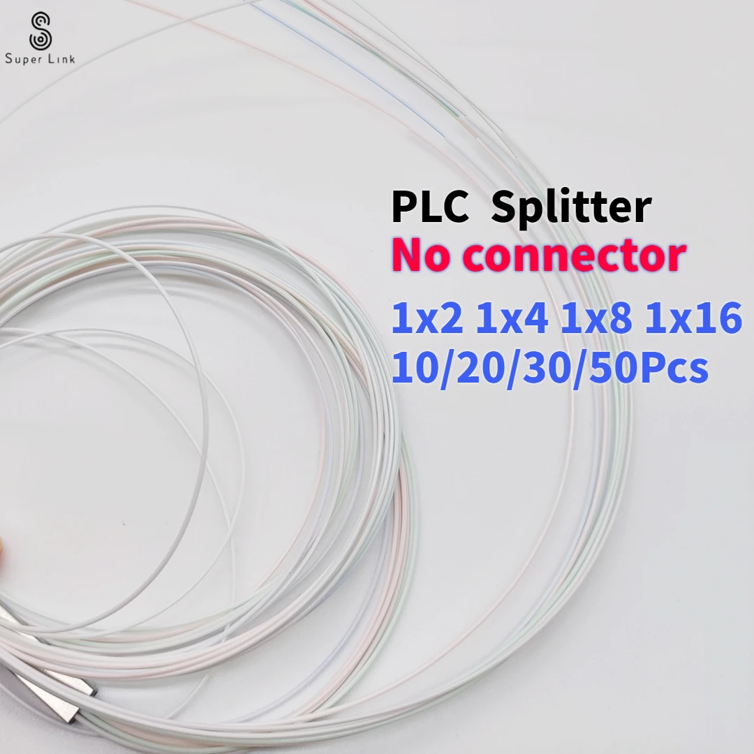 Splitter Plc In Fibra Ottica 1X2 1X4 1X8 1X16 Senza Cavo Connettore 0.9Mm Mini Blockless 2,4 Porte Splitter Plc In Fibra Senza Connettore
