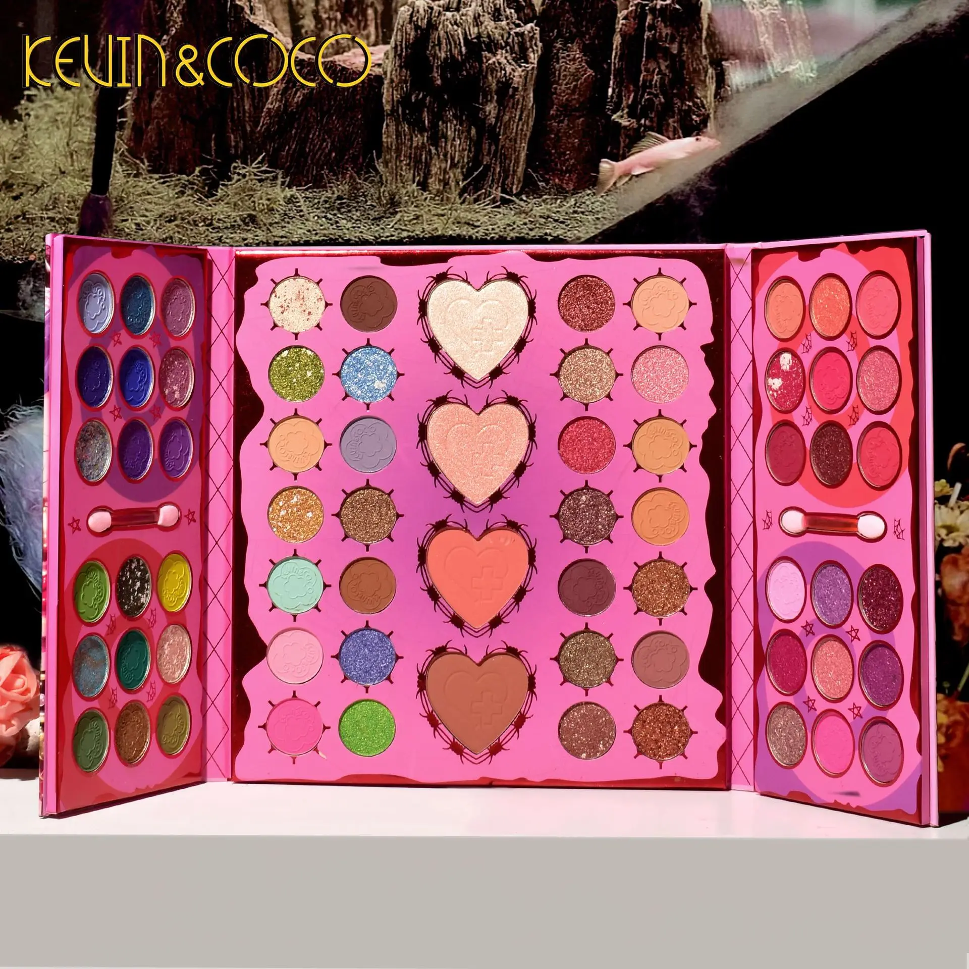 Beauty Makeup Girl Eyeshadow Blush Contour All in One Palette 68 Color Eyshadow Palette