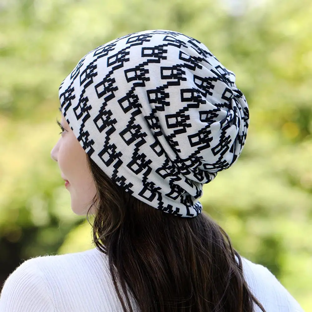 Winter Women Hat Warm Beanie Hats Cap Turban Tube Bandana Headband Outdoor Head Face Scarf Neck Warmer Collar Headwear Kerchief 6
