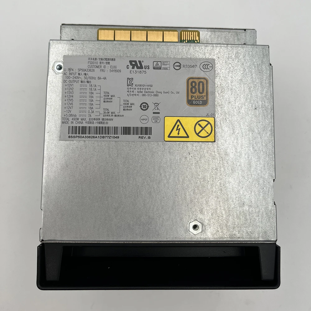 For Lenovo Workstation Power Supply P500 P510 FSD010 490W 54Y8909 5 For Lenovo Workstation Power Supply P500 P510 FSD010 490W 54Y8909 - Image 3