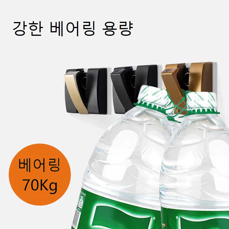 네일프리 알루미늄 도어 골드 후크, 홈 욕실 오거나이저 랙, 옷 코트 모자 수건 걸이, 로브 후크 코트 랙 보이지 않는 접이식 벽 후크 옷 키 로브 목욕 타월 후크 후면 도어 후크 갤리 후크