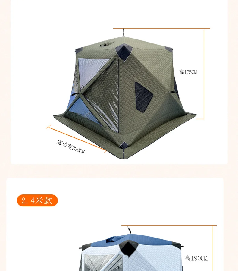 Powerful Ice Fishing Tent With Wood Stove For All Day Warmth
