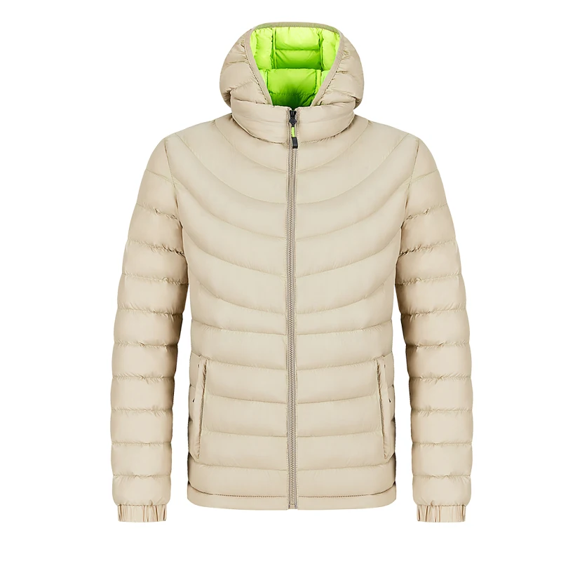 Winter Men Windproof Hooded Padded Casual Parkas Coats Man Detachable Hat Thick Outwear Parka Male Overcoat Sport Outdoor Jacket
