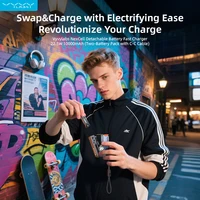 Vyvylabs Power Bank 20000mAh Detachable Battery Fast Charging Portable External Battery Powerbank Charger for iPhone/Tablet ﻿ 2
