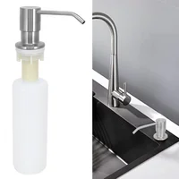 ขวดปั๊มสบู่ล้างจานแบบเติมได้ ใช้ซ้ำได้ พร้อมที่จัดระเบียบ 3