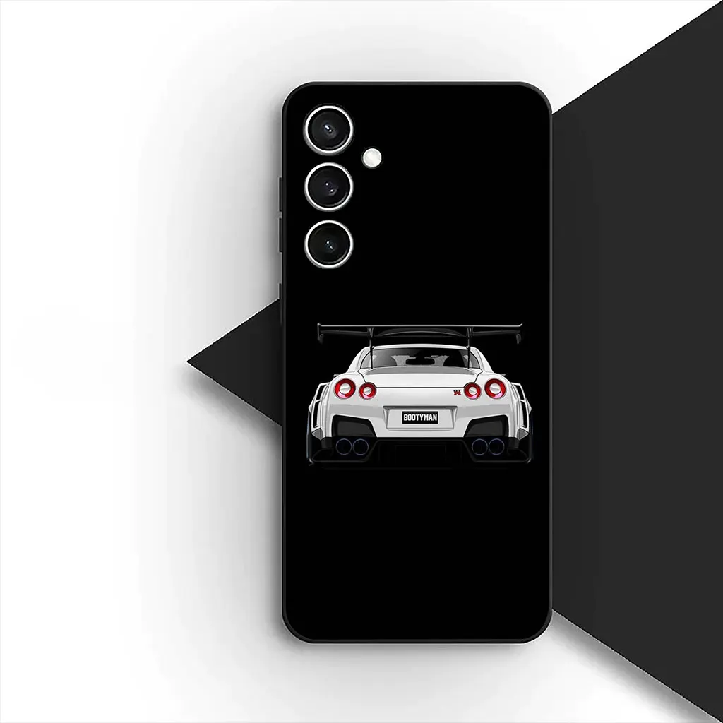 Supercar Cartoon Taillights Soft Phone Case