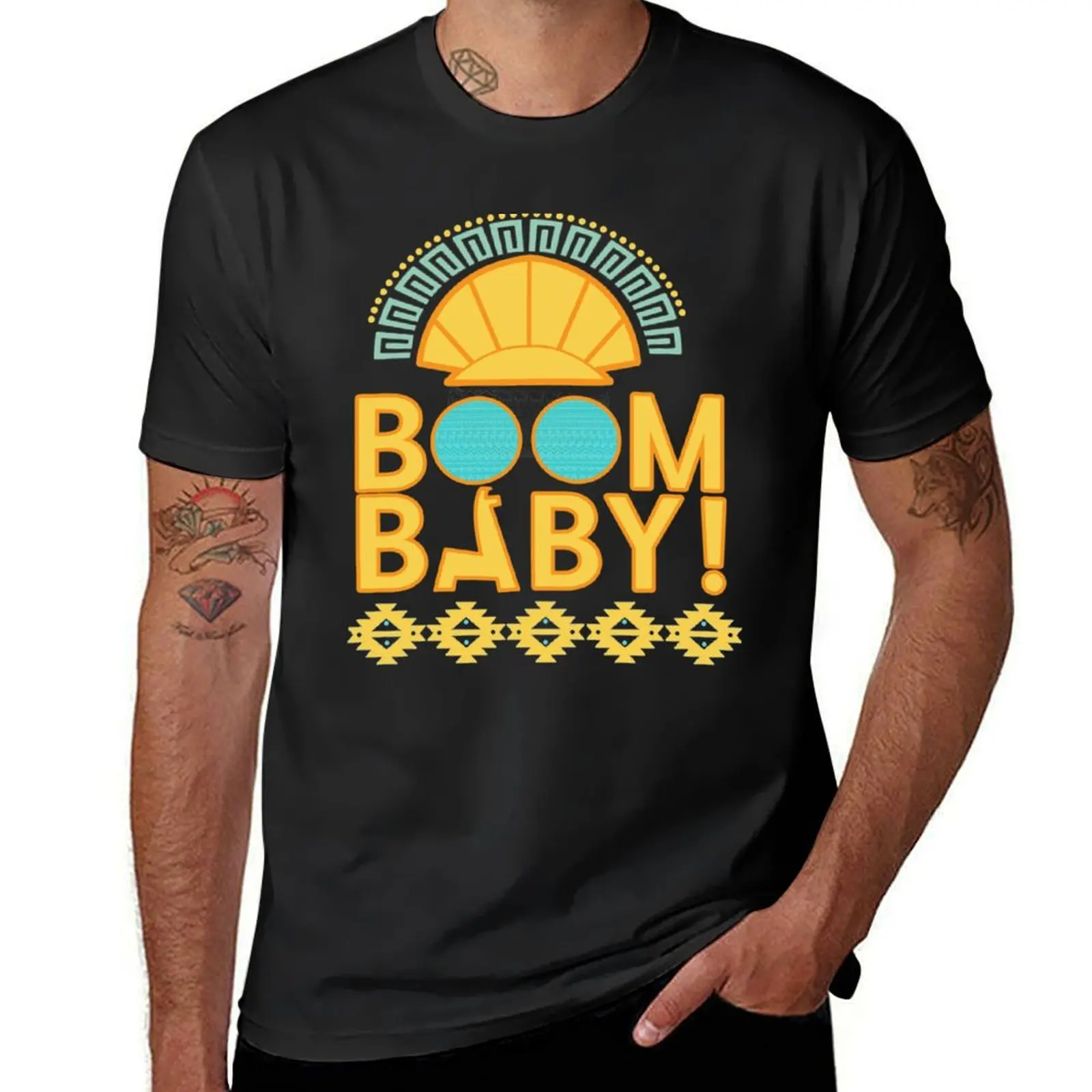 Boom Baby! Tee T-Shirt hippie clothes tops sweat aesthetic clothes mens t shirts