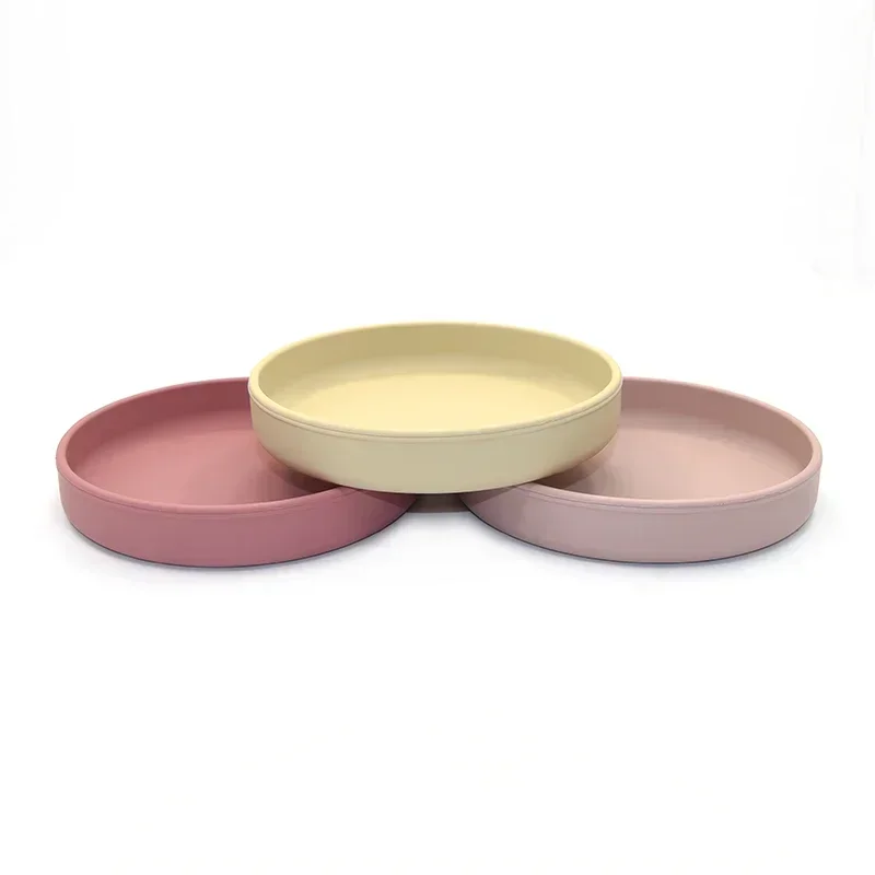 Baby Feeding Silicone Tableware Baby Products Safety Plate Children's Tableware silicone bowl silicone cutlery set silicone dinner plate