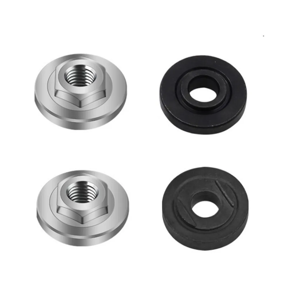 

4pcs Pressure Plate Hexagon Nut Modified Splint Tool For Type 100 Angle Grinder Anti-wear Metal Angle Grinder Pressure Plate