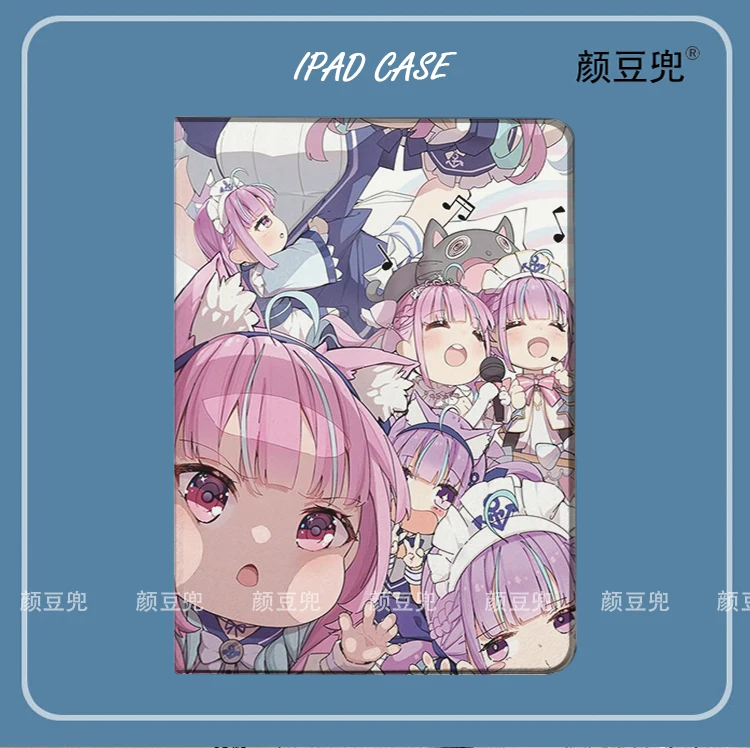 Custodia Minato Aqua Anime Per Samsung Galaxy Tab S7 Fe 11 In 2021 Custodia S6 Sm-T220/T225 Custodia Tri-Fold Galaxy Tab S6 Lite A8