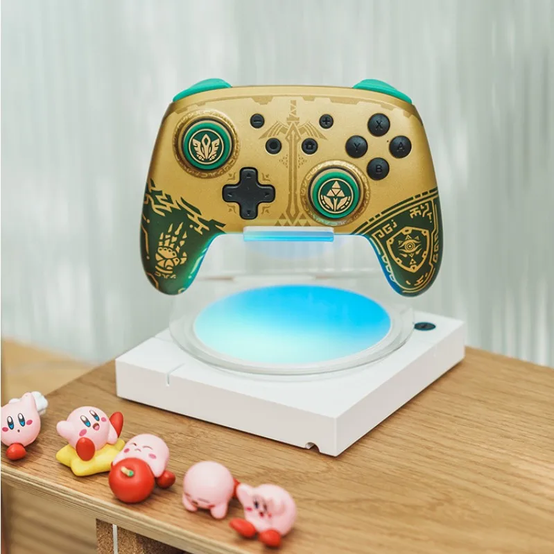 

IINE Tears of the Kingdom PRO Bluetooth Wireless Gamepad L807 Golden NFC Vibration Controller Handle for TV Switch NS Joypad