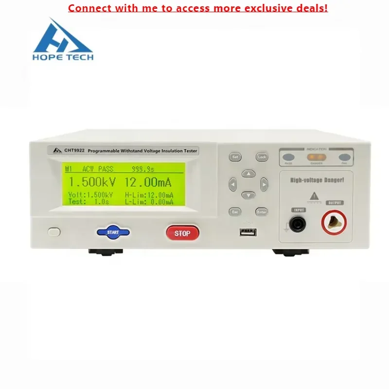 CHT9922 AC/DC Hipot Tester 1kv 2kv 5kv Insulation Tester Tester
