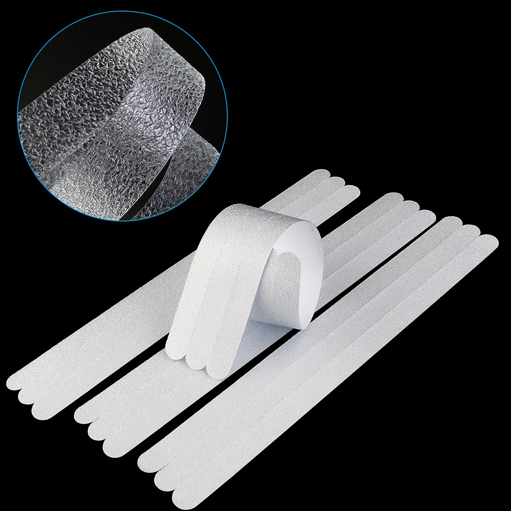 

Anti Slip Strips Transparent Shower Stickers Bath Safety Strips Non Slip Strips for Bathtubs Showers Stairs Floors