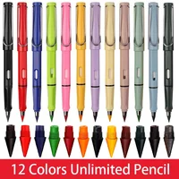 1-48Pcs 12 Colors Everlasting with Eraser Unlimited Writing Pencils Eternal Erasable Pencil Pens for kids School Art Supplies 3