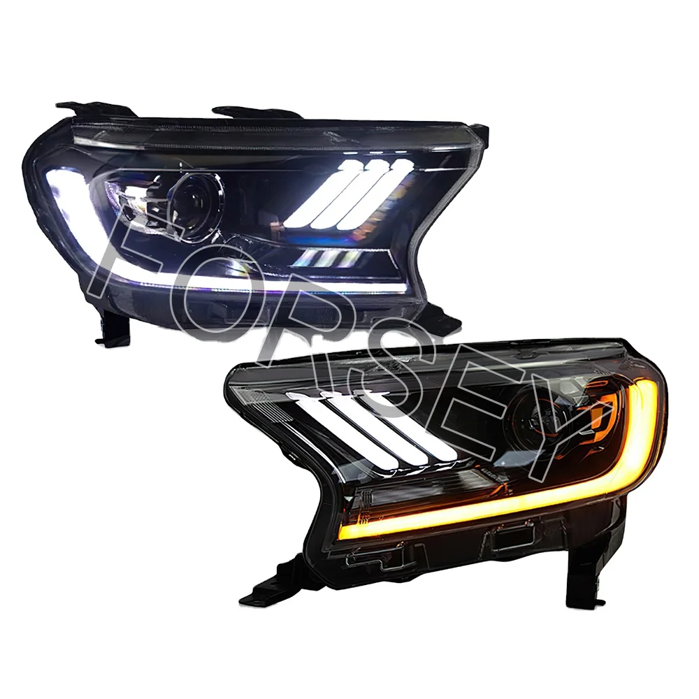 

Car lights led auto headlamp mustang style light T6 T7 T8 for ford ranger headlight 2015-2020