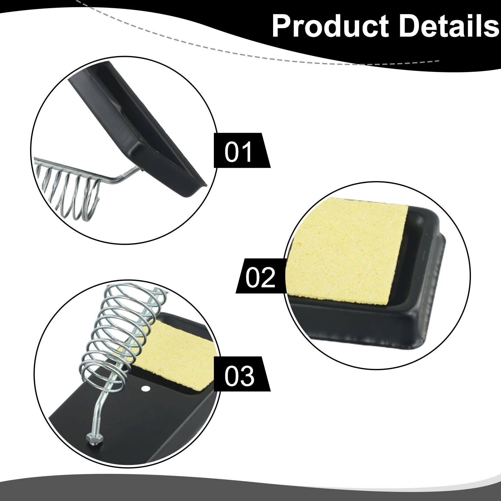 Welding Soldering Iron Stand Sponge Station Support A Type Base Desoldering Part Rack Solder Tool soldering iron stand