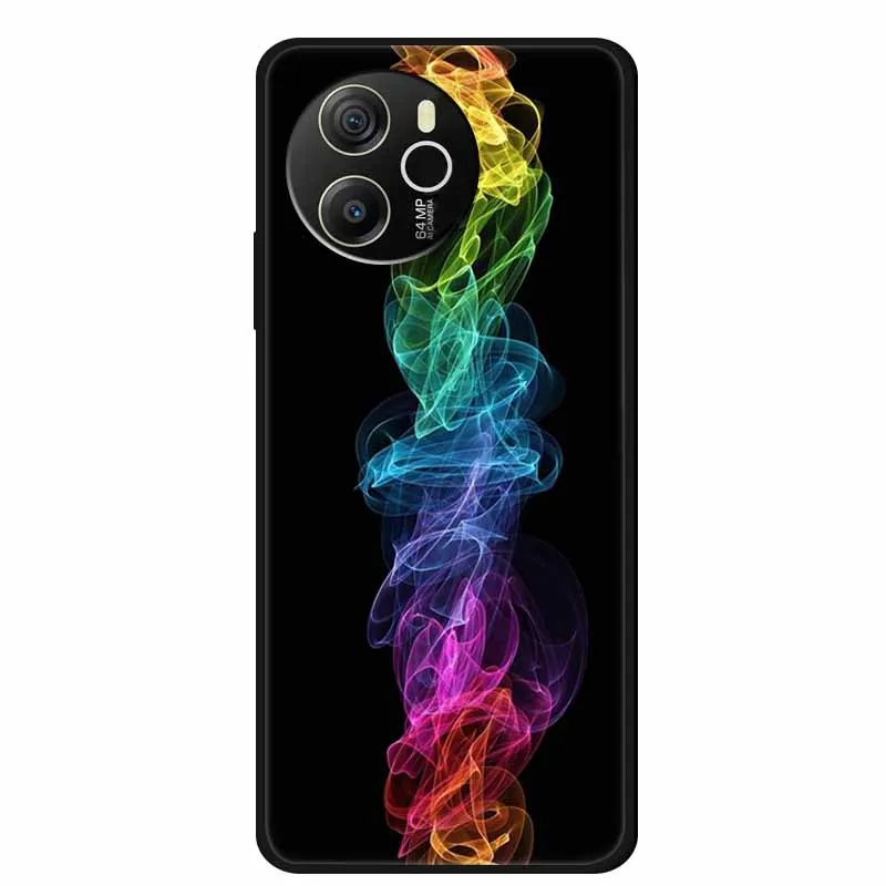 Black Silicone Soft Back Protective Case Cover