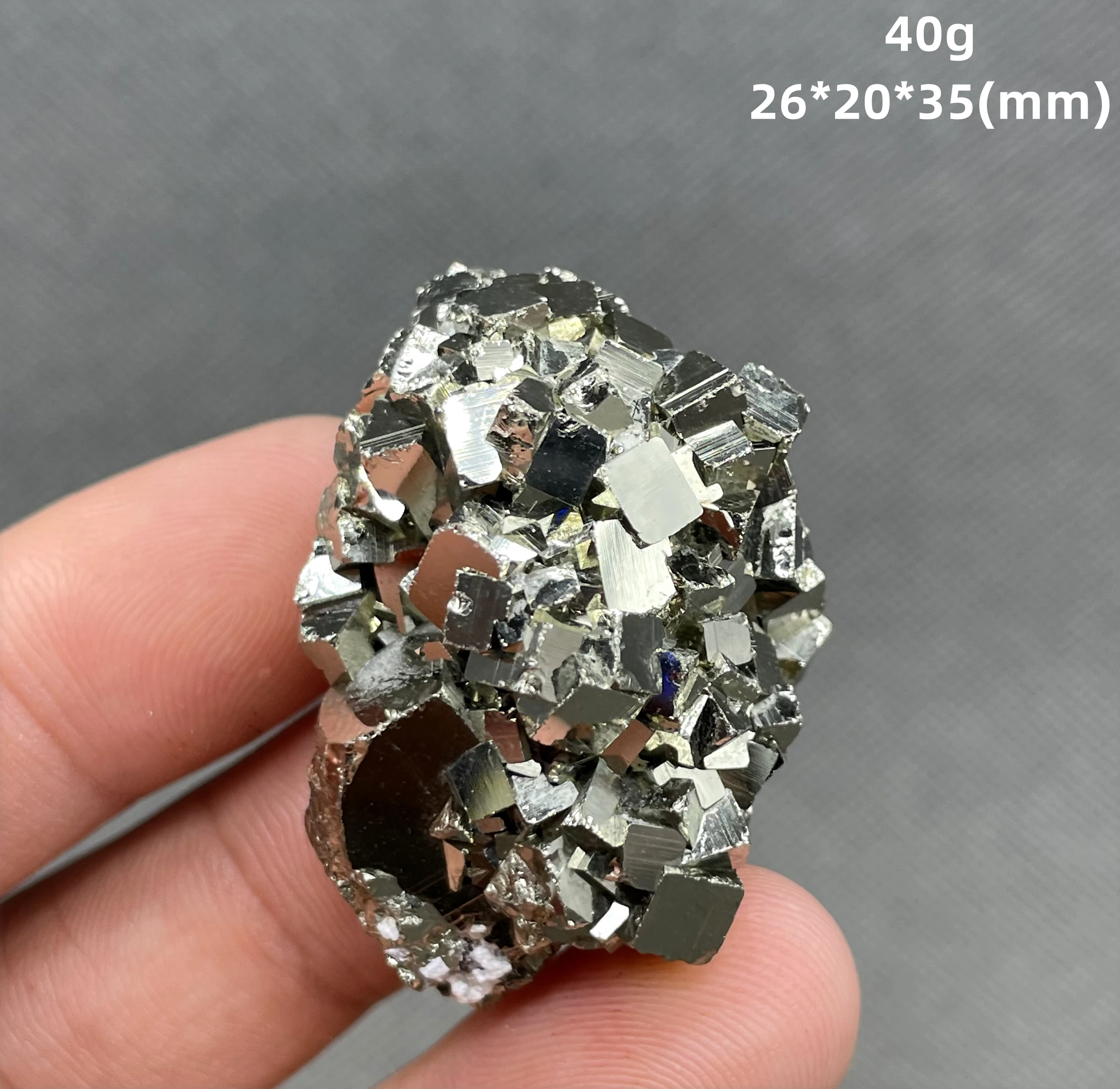 

NEW! 40g Natural shiny Peru pyrite mineral specimen stones and crystals healing crystals quartz gemstones