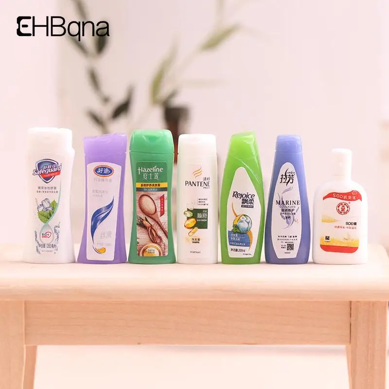 

10Pcs 1:12 Dollhouse Bathroom Supplies Shampoo Wash Model For Doll House Decor