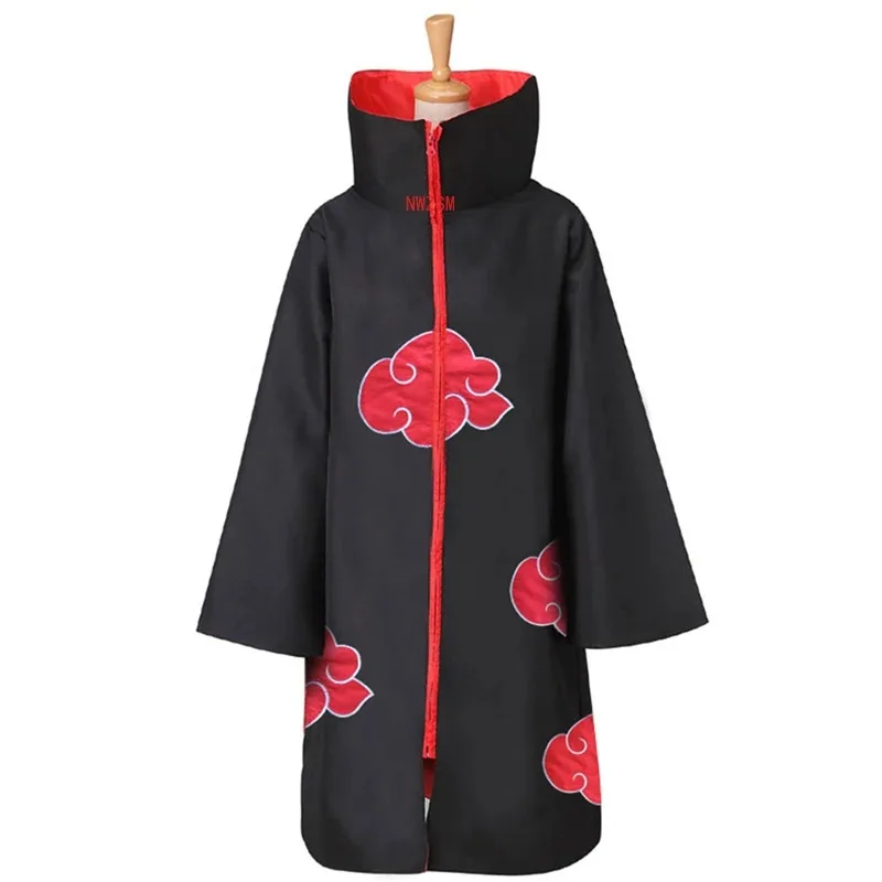 Cosplay Costumes Naruto Tobi Obito Akatsuki Long Sleeve Cloak