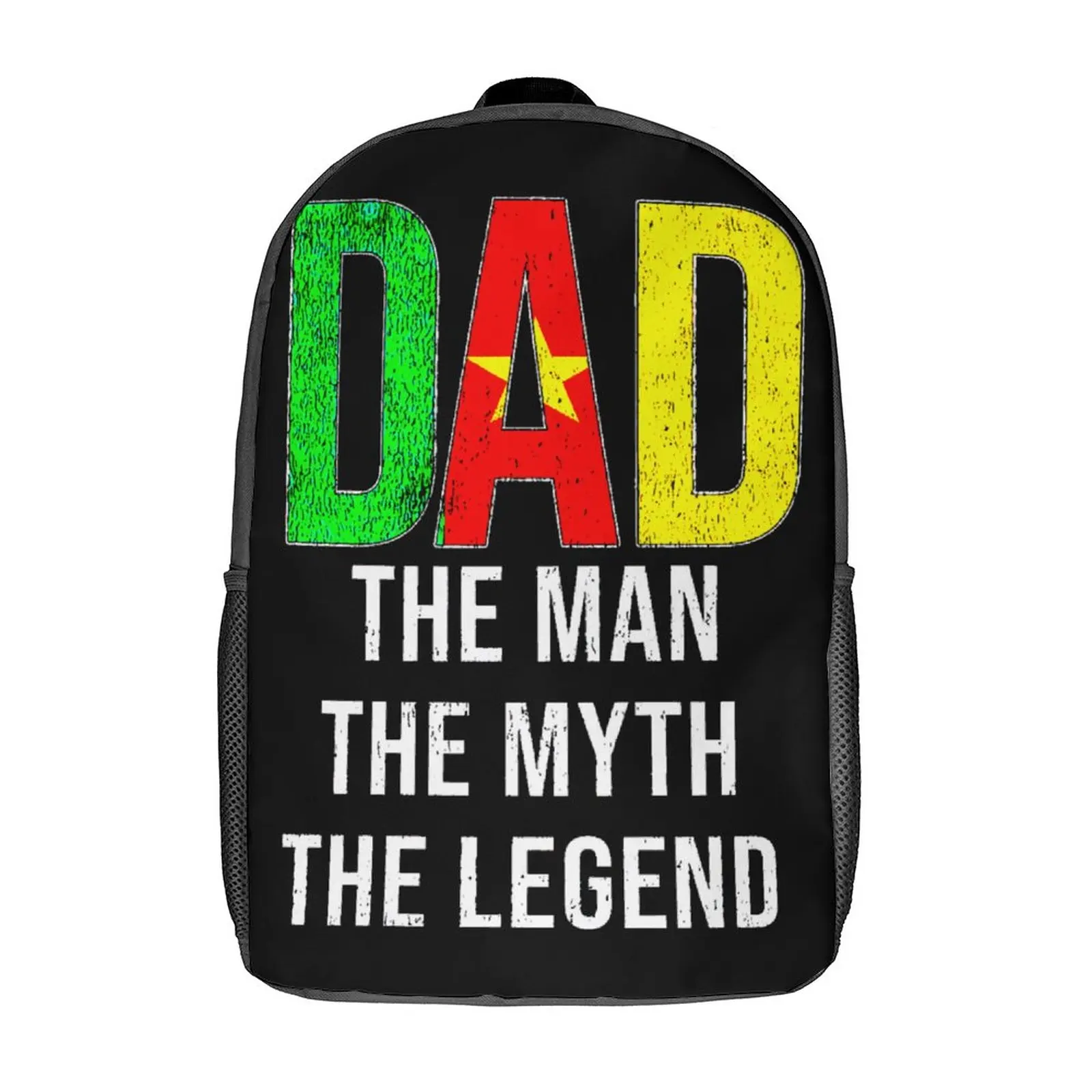 

Cameroonian Dad The Man The Myth The Legend Gift F Firm Snug Infantry Pack17 Inch Shoulder Backpack Vintage Schools Novelty