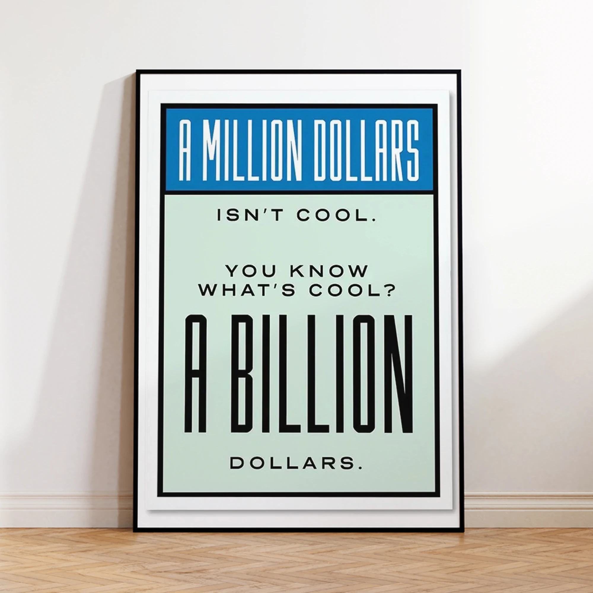 Modern Motivational Wall Art Canvas Print for Office and Living Room Decor