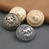 20PCS/Lot Fashion Metal  Lion Head Button British College Style Retro Suit Coat Windbreaker Shirt Hand-stitched Button Decorativ 5