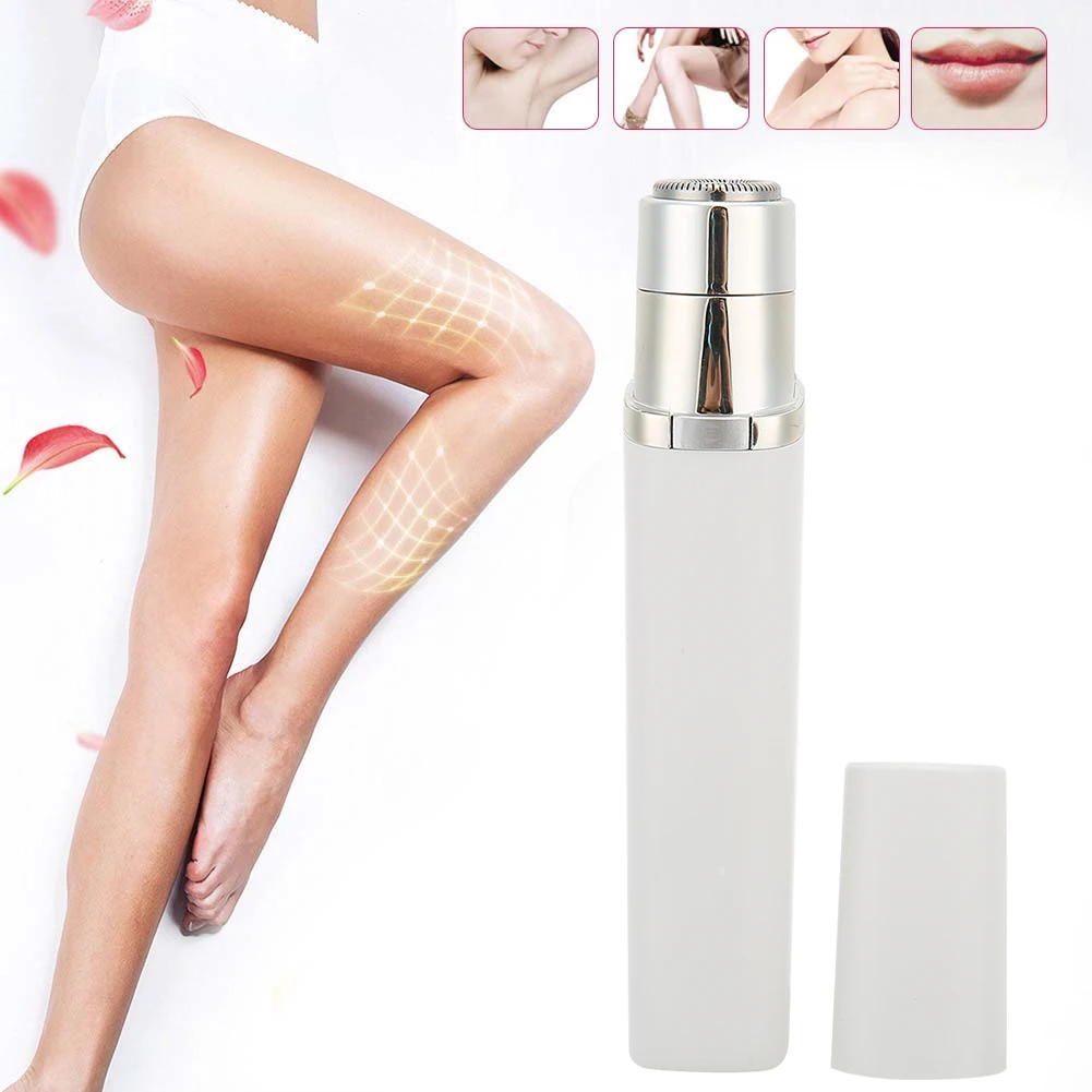 portable mini electric eyebrow trimmer lady eyebrow razor trimmer lady eyebrow shaver hair remover Women Hair Removal Machine Portable Electric Lady Shaver Painless Body Depilator 3D floating cutter head Mini Shaver Epilator