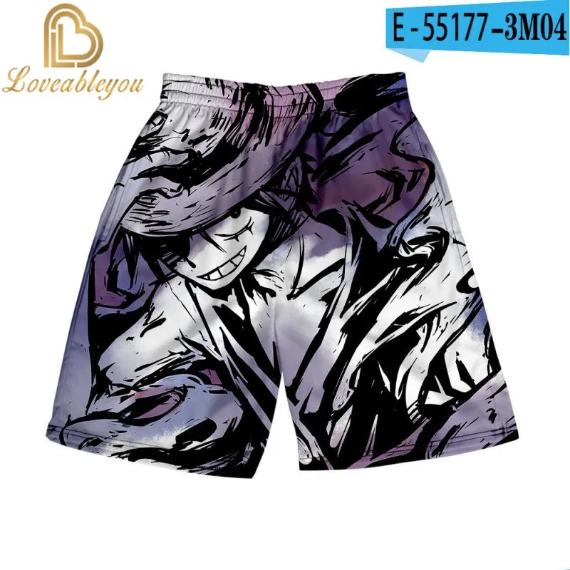 Cute Harajuku Fashion 3D Print One Piece Anime Shorts