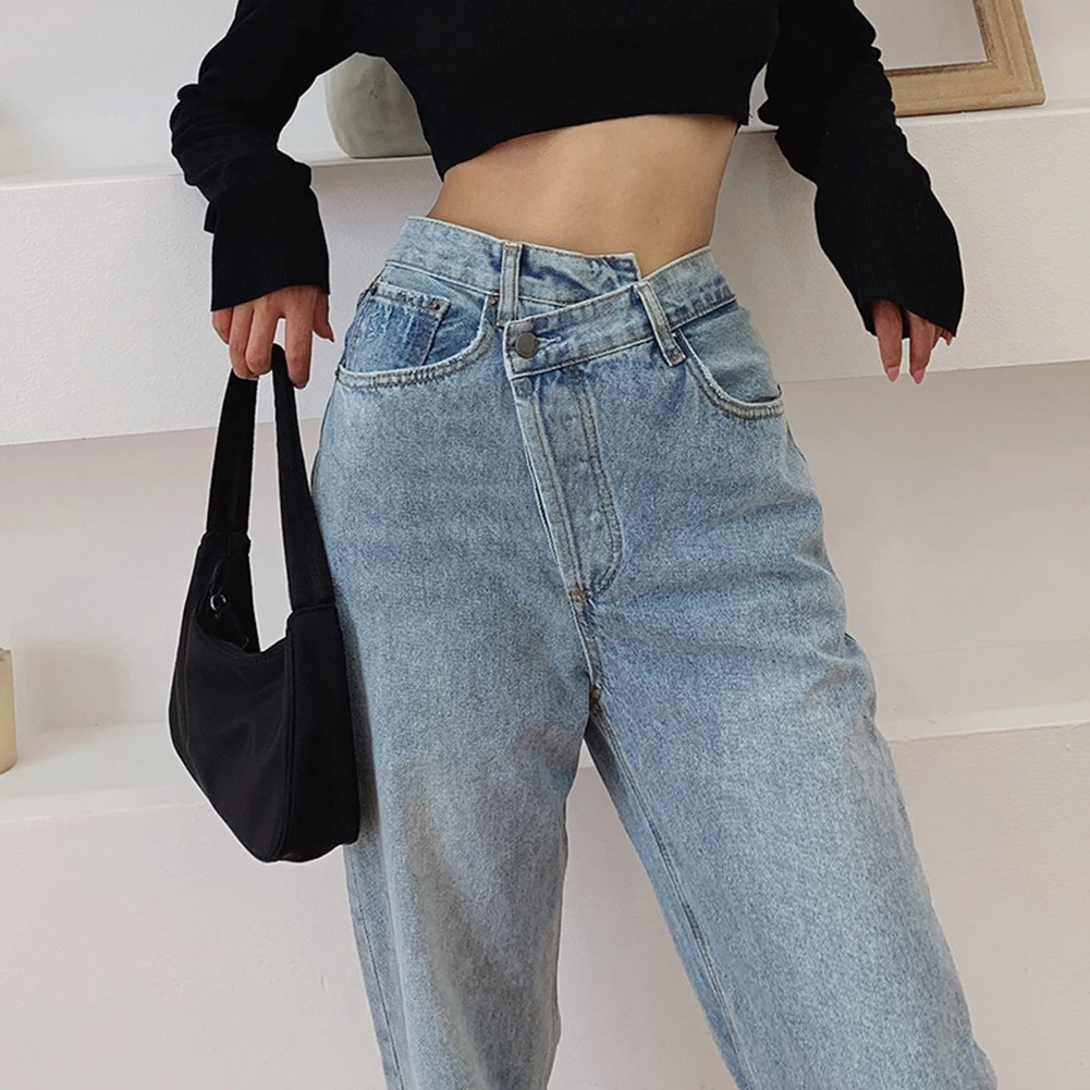 Vintage 90s Women Straight Leg Jeans 
