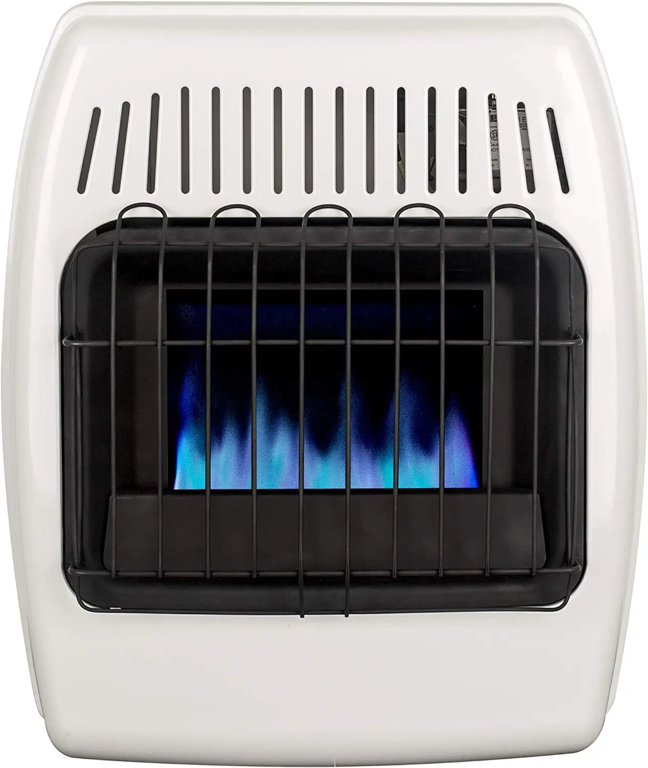 

BTU Natural Gas Blue Flame Vent Free Heater, White