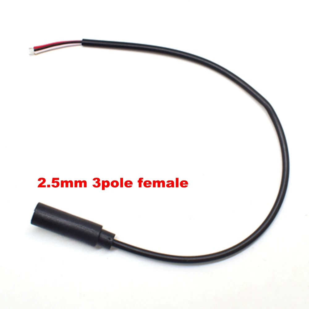 5 Pz 2.5mm Connettore Cavo Audio Mono/Stereo 2pin 3pin 4pin Maschio Femmina Spina Jack Prolunga Cavo Di Riparazione Fai Da Te Auricolare - Foto 9