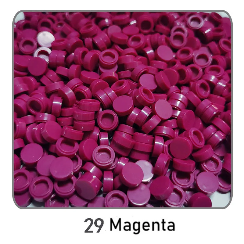 1000-Piece Round Tile Set for Pixel Art and Mosaic Creations