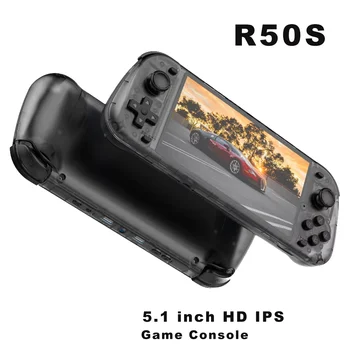 Console retrò portatile R50S, gioco classico, schermo IPS HD da 5,1 pollici, lettore video portatile, WIFI integrato, batteria da 4200mAh, miglior regalo per ragazzi