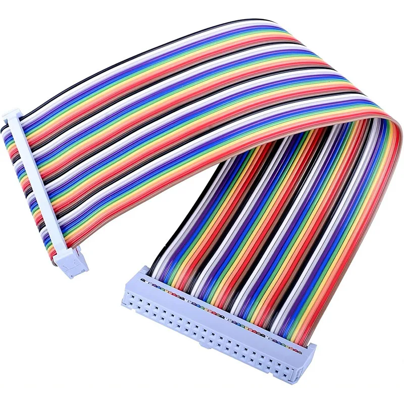 라즈베리 파이 5 GPIO 확장 보드 키트 - 40핀 T형 어댑터 + 20cm 40핀 리본 케이블 파이 2,3,4,5용