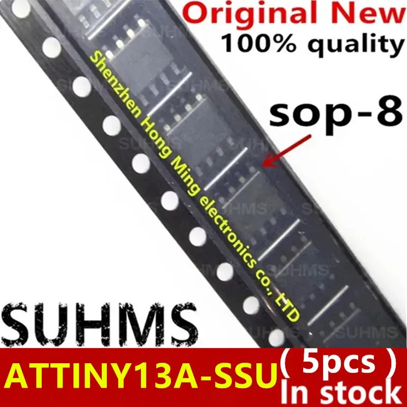 ATTINY13 ATTINY13A TINY13A ATTINY13A-SSU ATTINY13A-SU SOP-8 Chipset 5piece