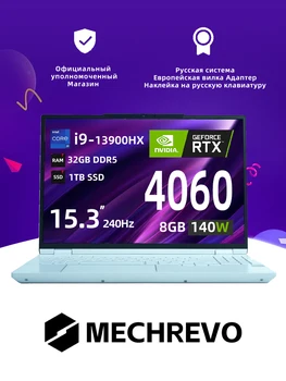 MECHREVO 15Pro 15.3 pollici Geforce RTX 4060 Intel i9-13900HX DDR5 240Hz 2.5K Wifi6 BT5.3 32GB 1TB Gaming Gamer Notebook Laptop