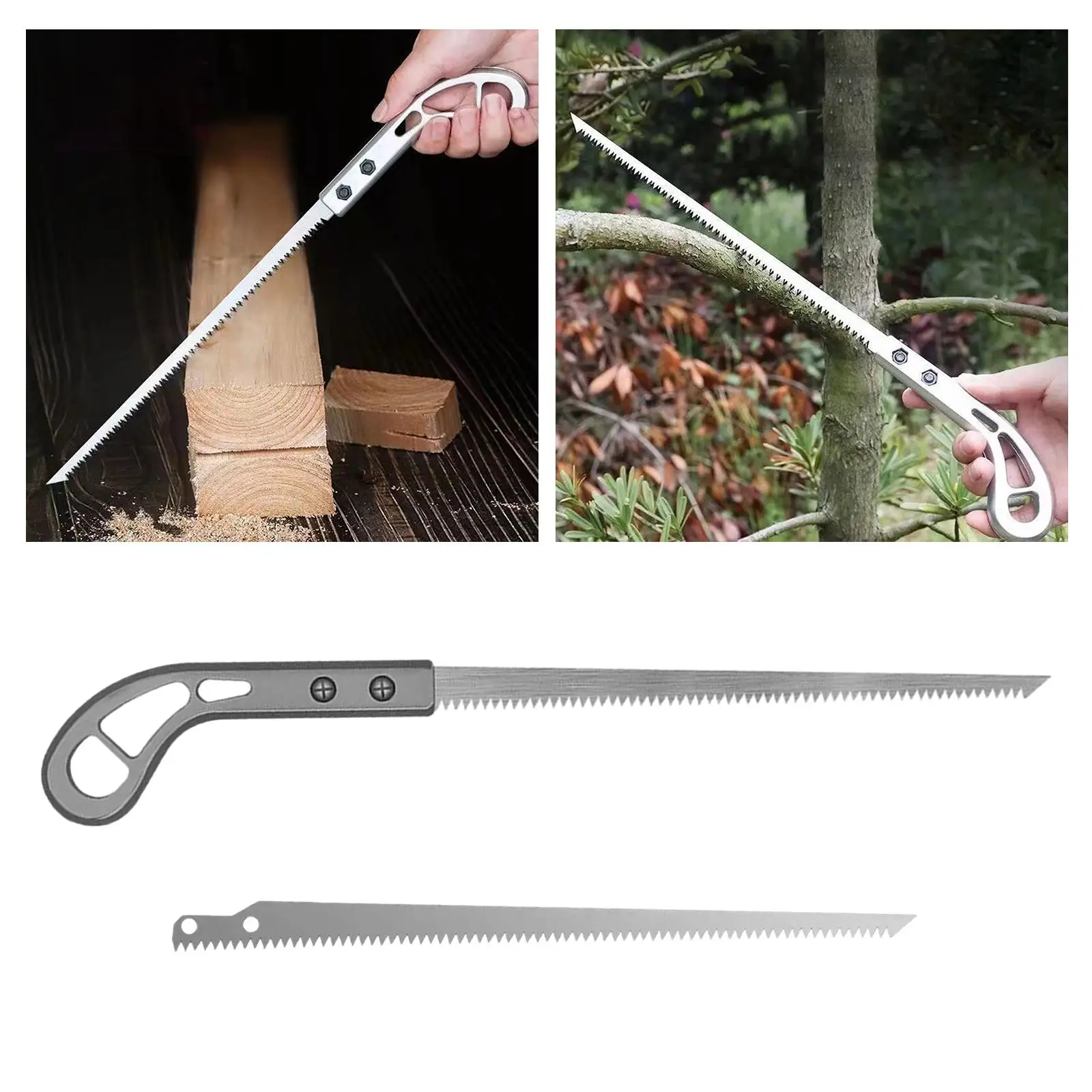 Dry Wood Pruning Saw Heavy Duty Household Tools Hand Saw Woodworking Saw for Gardening Hiking Backpacking Landscaping Camping 6