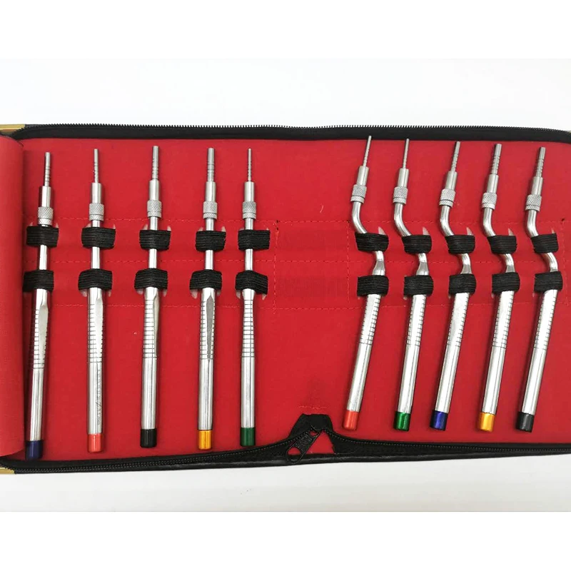 гравер deko dkrt200e 43 tools патрон 3 2 мм 43 предмета Dental Implant Maxillary Sinus Lifting Tools Dentist Instruments