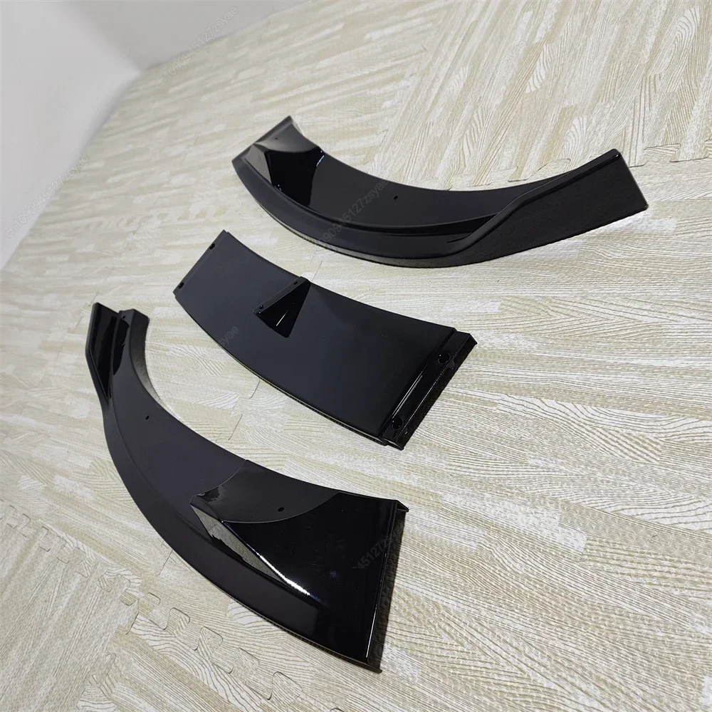 Front Bumper Splitter Lip Gloss Black Diffuser Spoiler Guard Bodykits For BMW 5 Series E60 E61 M5 2005 2006 2007 2008 2009 2010 car bumper spoiler bumper lip bumper lip decoration front bumper decoration front bumper cover