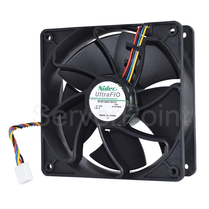 

Well Tested Cooling W12E12BS11B5-07 Four Lines PMW 6000RPM DC12V 1.65A 120*120*38MM Cooler Fan For NIDEC ANT S7 S9